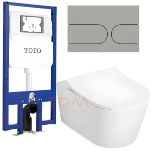 Bồn Cầu TOTO CW542ME5UNW1 TC513A WH172A MB175M#SS Treo Tường - Tuấn Đức