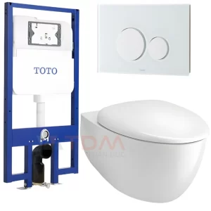 Bồn Cầu TOTO CW812RA/TC600VS/WH172A/MB175M#SS Treo Tường - Tuấn Đức