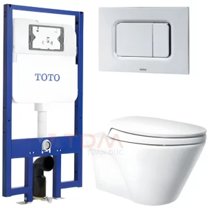 Bồn Cầu TOTO CW822RA/WH171A/MB170P#SS Treo Tường Bồn Cầu Vệ Sinh