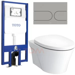 Bồn Cầu TOTO CW822RA#W TC385VS#W WH172A MB175M#SS Treo Tường - Tuấn Đức