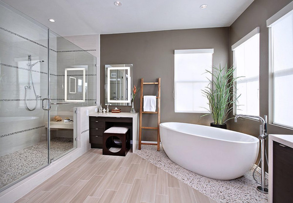 Bồn tắm sứ phù hợp với mọi không gian phòng tắm
