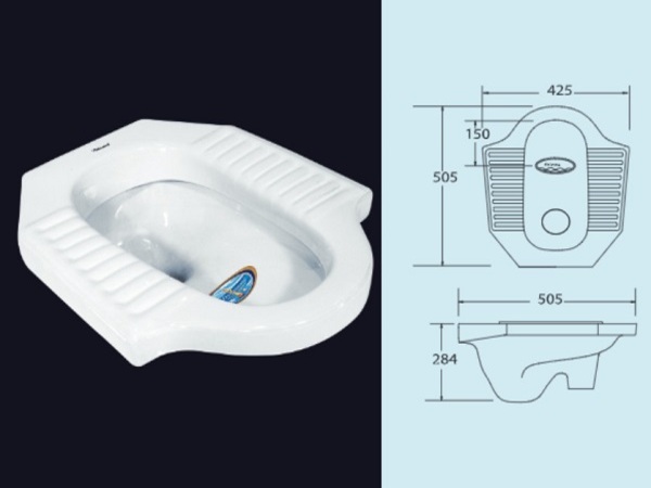 Bệt xí xổm Dolacera DL06