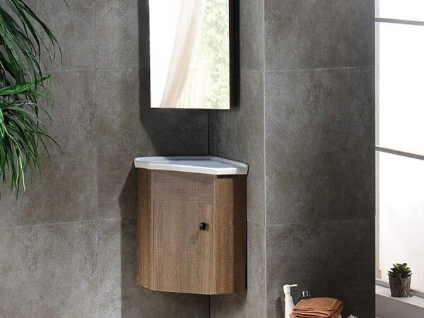 Kích thước tủ lavabo treo góc