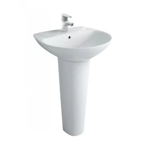 Lavabo Treo Tường Inax L-285V/L-288VD Kèm Chân Dài Chậu Rửa Lavabo