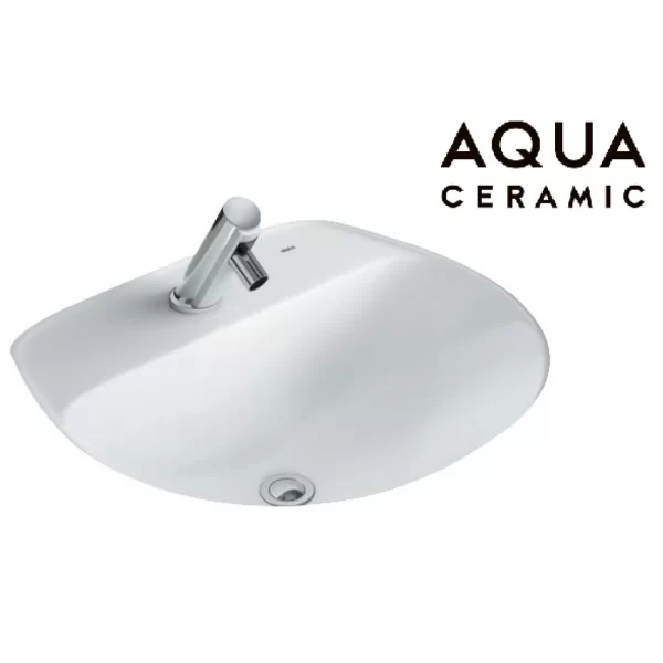 Chậu Rửa Lavabo Inax AL-2094V Âm Bàn AquaCeramic Chậu Rửa Lavabo