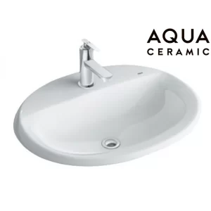 Chậu Rửa Lavabo Inax AL-2395V Dương Vành Aqua Ceramic Chậu Rửa Lavabo