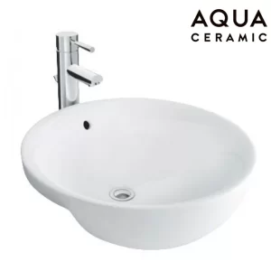 Chậu Rửa Mặt Lavabo Inax AL-333V Bán Âm AquaCeramic Chậu Rửa Lavabo