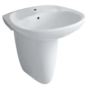 Lavabo Treo Tường Inax L-284V/L-284VC Kèm Chân Ngắn Chậu Rửa Lavabo