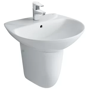 Lavabo Treo Tường Inax L-285V/L-288VC Kèm Chân Ngắn Chậu Rửa Lavabo