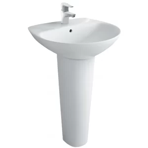 Chậu Lavabo Inax L-288V/L-288VD Treo Tường Kèm Chân Dài Chậu Rửa Lavabo