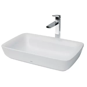 Chậu Rửa Lavabo TOTO PJS06WE#MW Đặt Bàn Trắng Mờ Chậu Rửa Lavabo