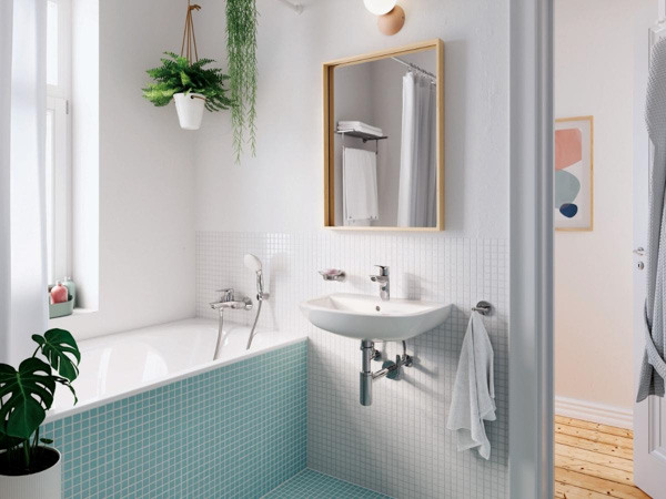 Thiết kế phòng tắm nhỏ 3m2 hiện đại sử dụng ánh sáng tự nhiên