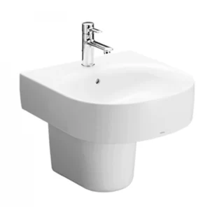 Bộ chậu rửa mặt lavabo TOTO LHT766CR treo tường chân ngắn - Tuấn Đức