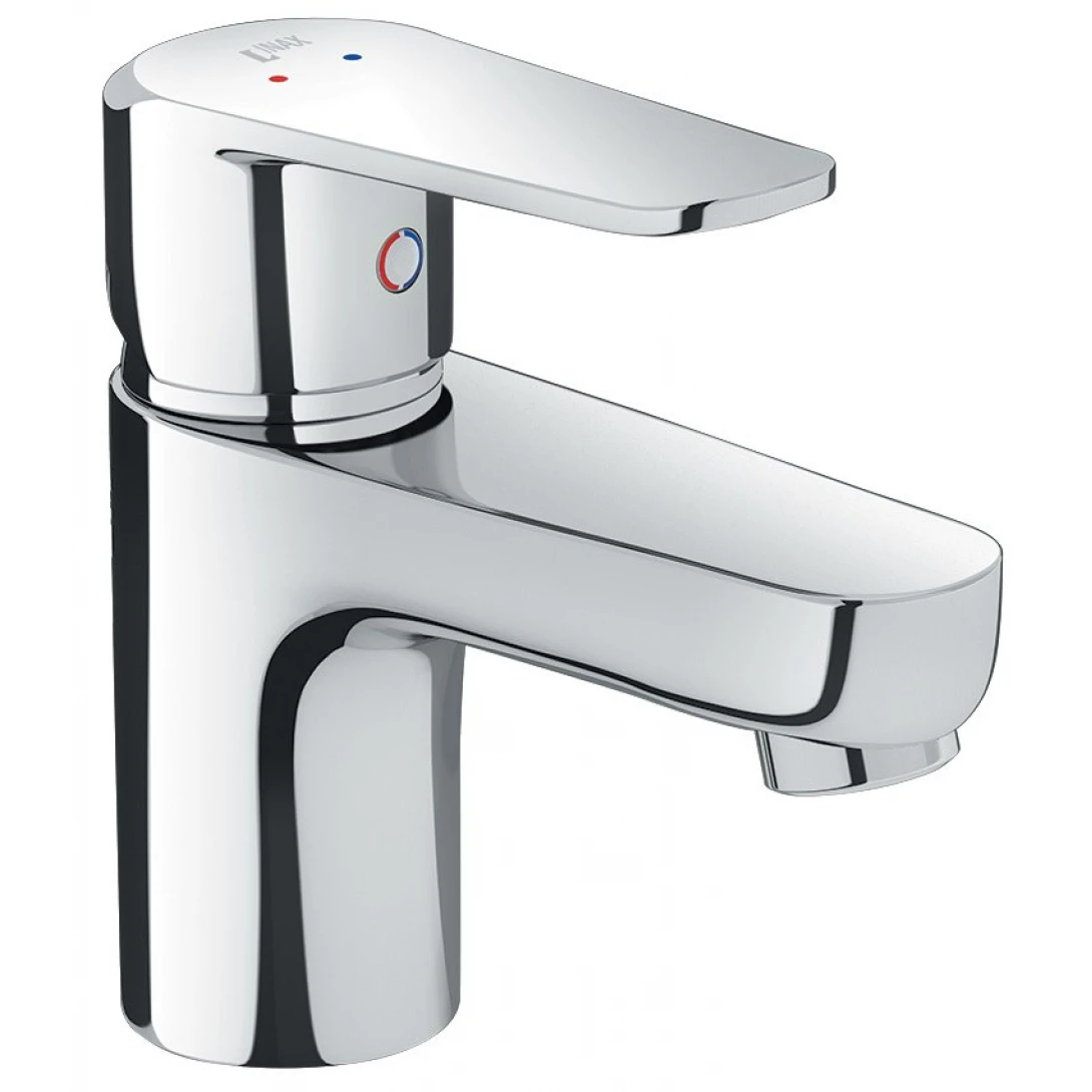 Vòi chậu rửa mặt lavabo Inax LFV-2012S-R nóng lạnh trụ xả lật - Tuấn Đức