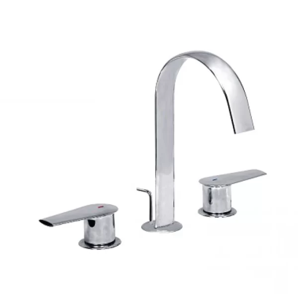 Vòi Lavabo Inax LFV-7100B Van Nóng Lạnh Riêng 3 Lỗ Vòi Lavabo