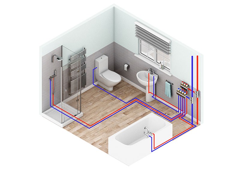 Cải thiện hệ thống điện nước nhà vệ sinh