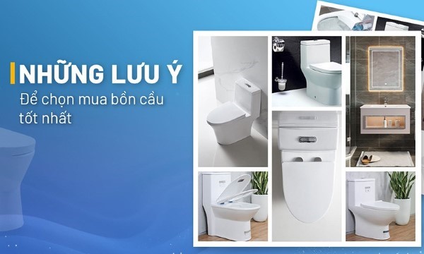 Những Điều cần lưu ý khi chọn sử dụng bồn cầu nhỏ gọn