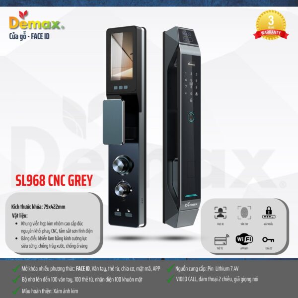 demax sl968 cnc grey