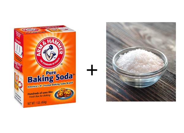 Thông bồn cầu bằng muối và baking soda