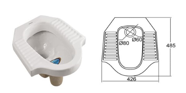 Cấu tạo phần thân bồn cầu? Cách lắp đặt bồn cầu ngồi xổm